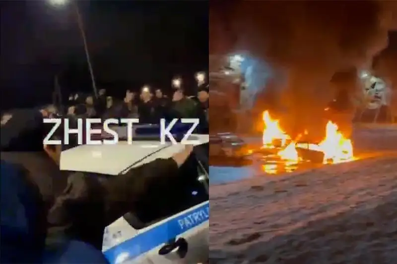 В соцсетях распространяется  видео с беспорядочными действиями провокаторов