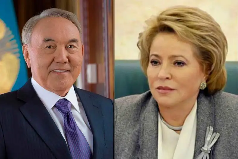 Валентина Матвиенко поздравила Елбасы с Днем столицы и днем рождения