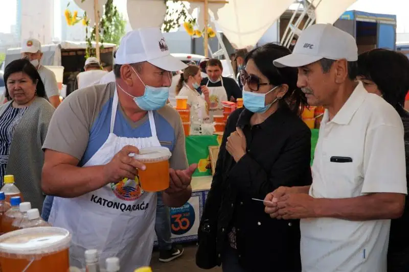 Свыше 197 тонн продукции реализуют на ярмарке в Нур-Султане