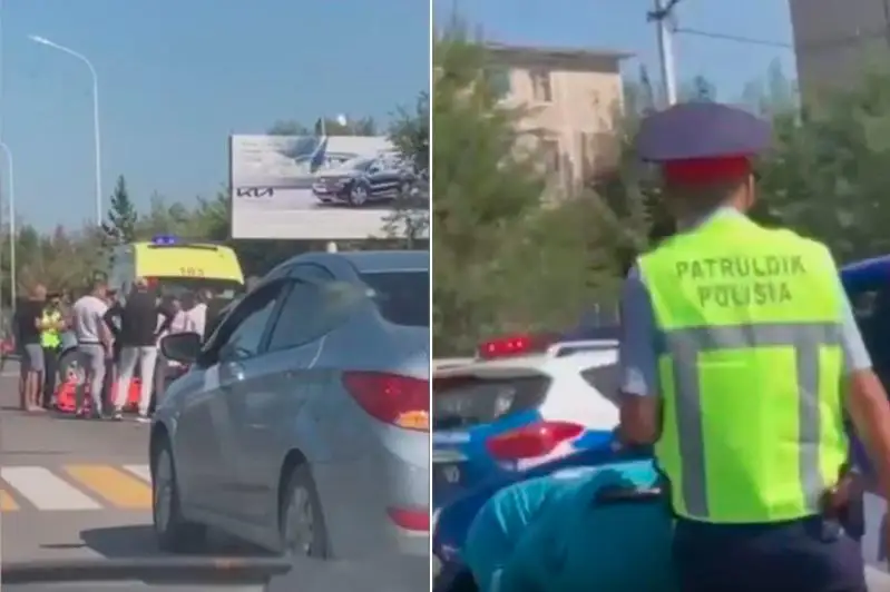 Водитель сбила 11-летнюю девочку в Костанае