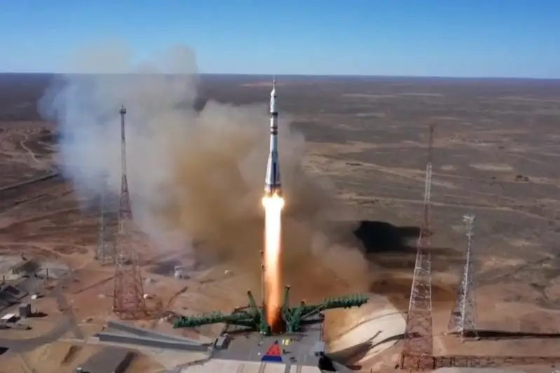 Экипаж космического корабля «Союз МС-19» успешно стартовал с Байконура