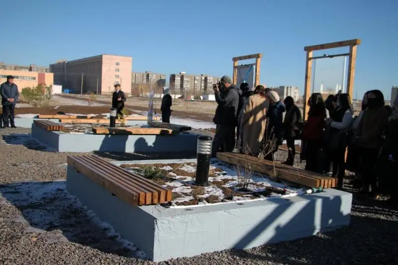 Сад в стиле натургарден появился в Караганде