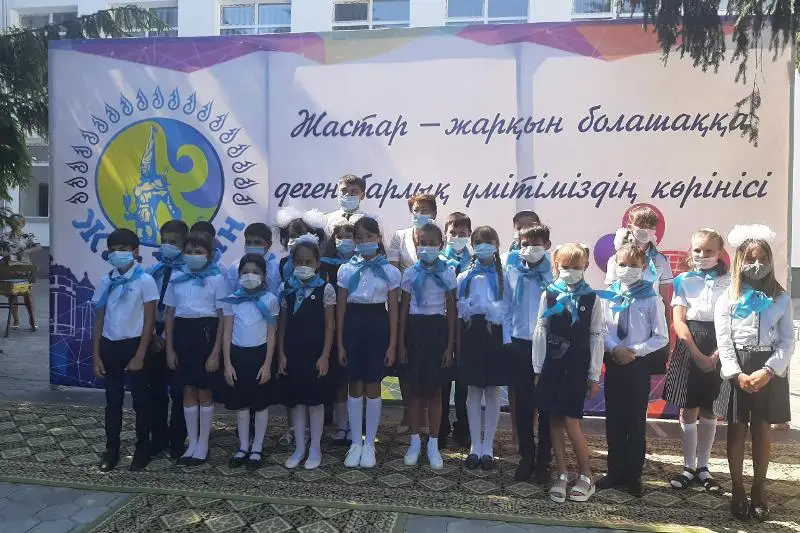 Акмолинских школьников приняли в ряды «Жас Ұлан»