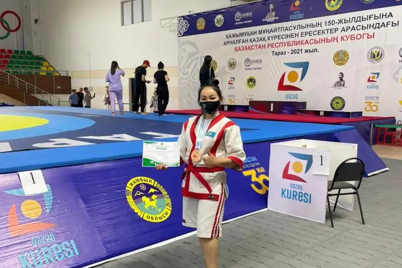 Казақ күресі моя стихия - сотрудница жамбылского СОБРа