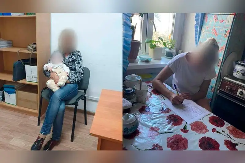Пьяная женщина разгуливала с полугодовалым ребенком на руках в Атырау