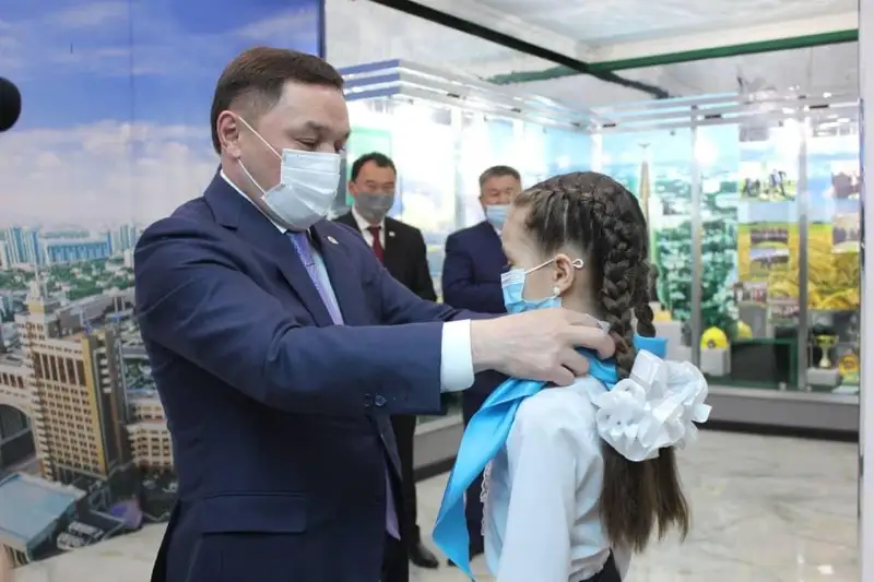 Школьников приняли в ряды «Жас Ұлан» в Акмолинской области