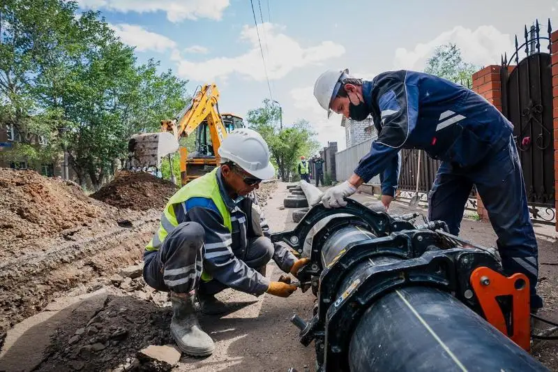 Более 645 км сетей газоснабжения построено за два года в Нур-Султане