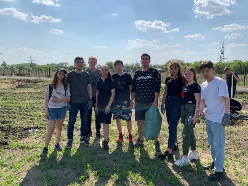 «Киелі Табиғат»: костанайские волонтёры посвятили свой выходной уборке города