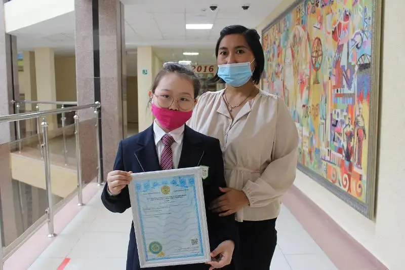 Авторское право на научную работу получила четвероклассница из Кокшетау