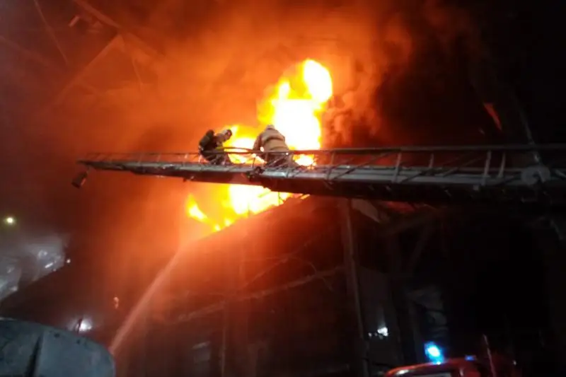 Пожар произошел на медеплавильном заводе в Жезказгане