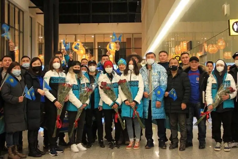 В столице встретили олимпийцев