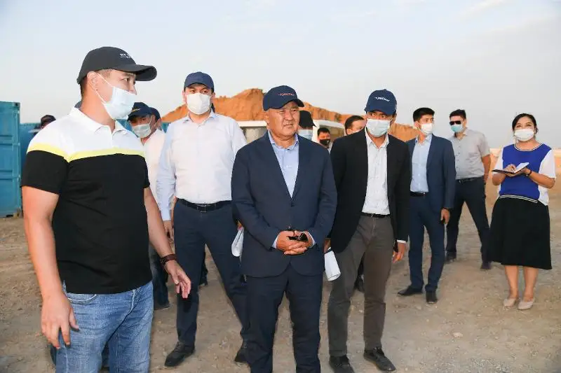 В Туркестане возводят водно-спортивный комплекс и футбольную академию