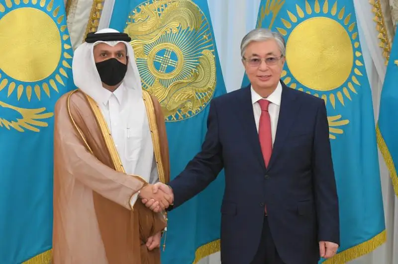 Президент Казахстана принял Шейха Мохаммеда бен Абдулрахмана Аль Тани