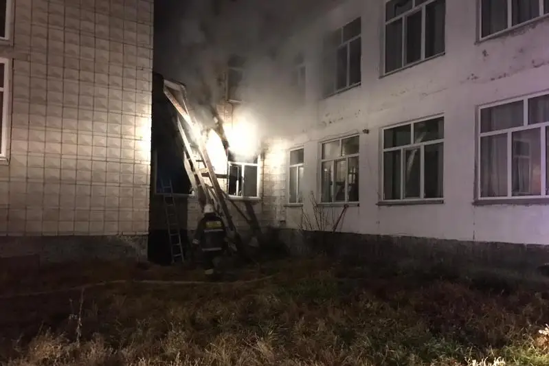 На работу в онлайн-режиме перешла акмолинская школа после пожара