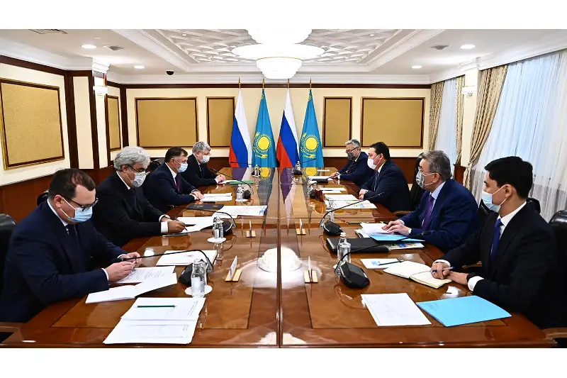 Аскар Мамин провел встречу с заместителем Председателя Правительства РФ Маратом Хуснуллиным