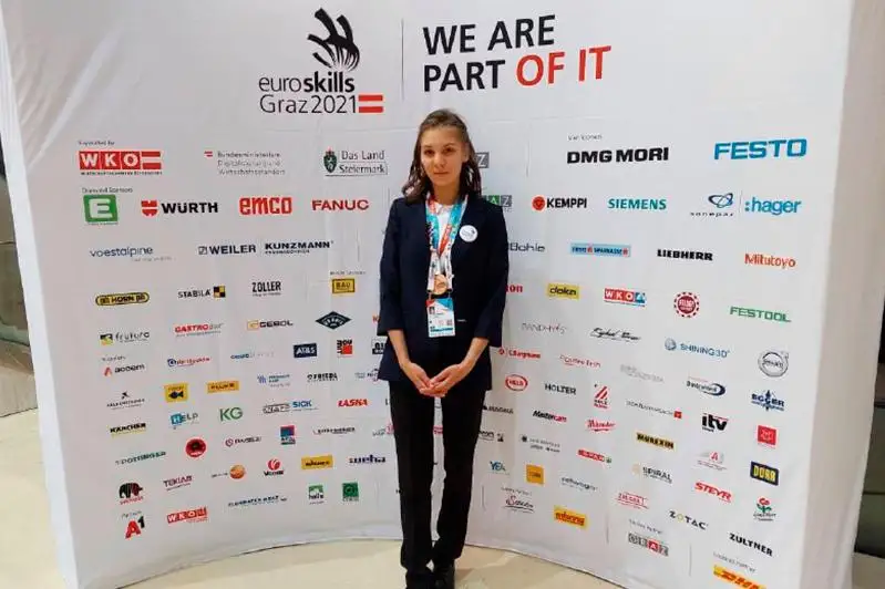 Выпускница павлодарского колледжа завоевала «бронзу» на чемпионате «Euroskills-2021»