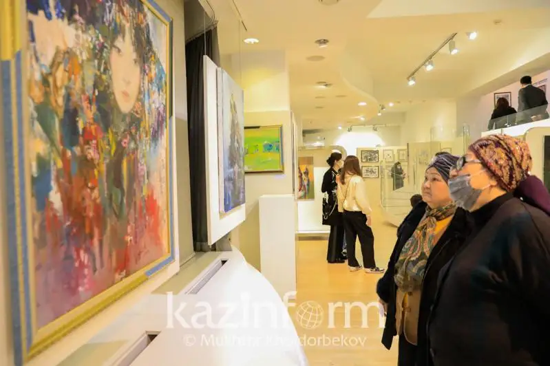Созвучное трио: Выставка картин казахстанских художников проходит в столичной галерее «Хас Санат»