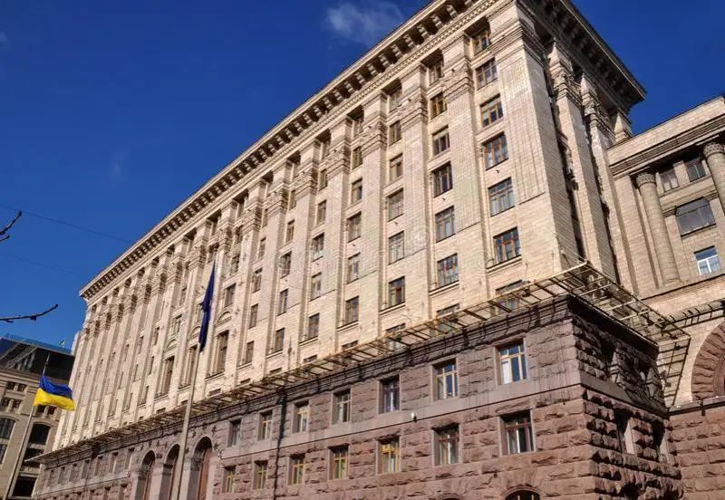 Здание городской мэрии в Киеве подсветят в виде флага Казахстана