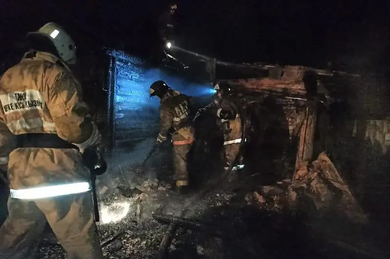 Мужчина и женщина погибли при пожаре в Акмолинской области