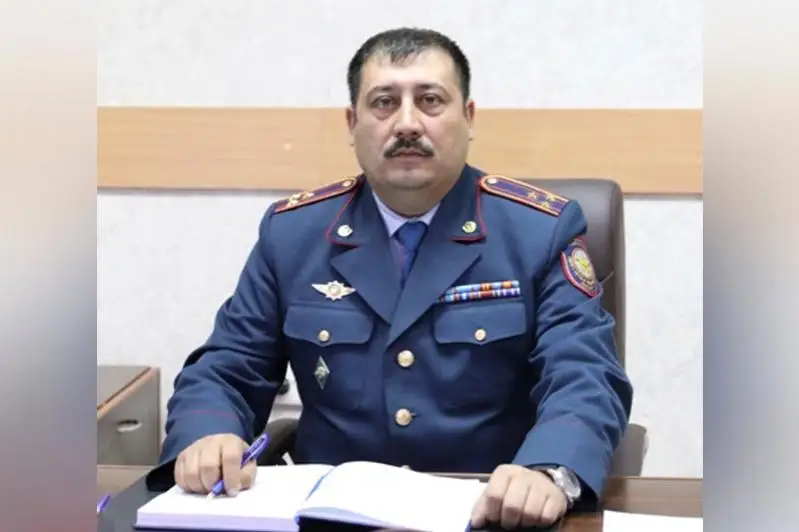 Улугбек Мылтыков возглавил управление местной полицейской службы в Шымкенте