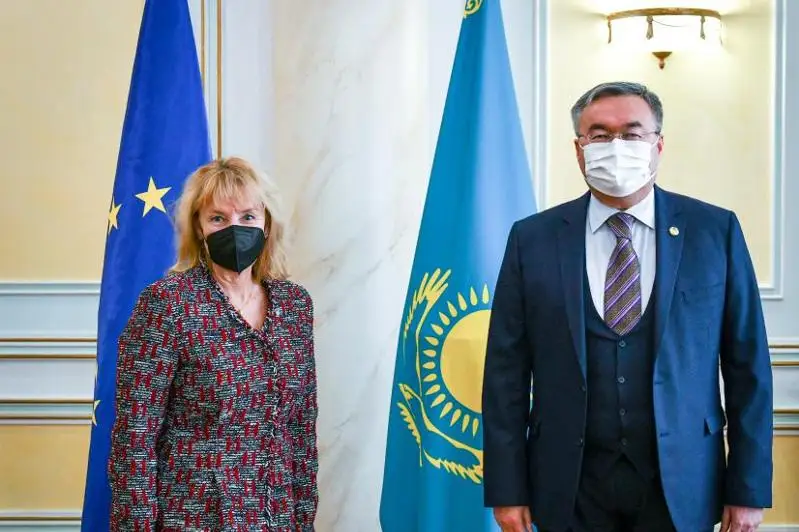 Глава МИД Казахстана встретился со Спецпредставителем Евросоюза