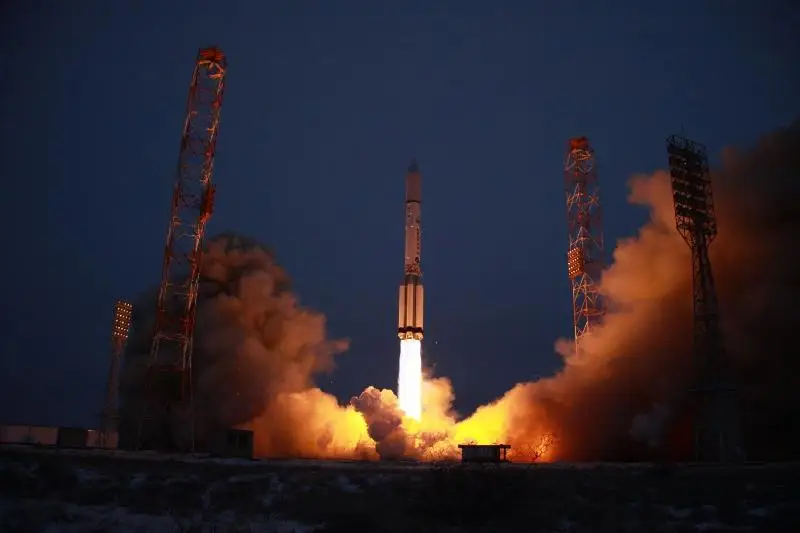 С Байконура запущена ракета-носитель «Протон-М»