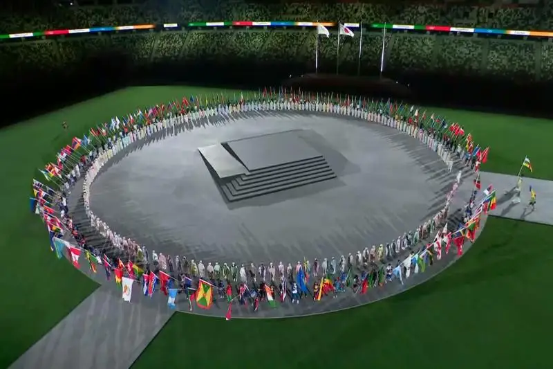 Церемония закрытия Олимпийских игр проходит без зрителей