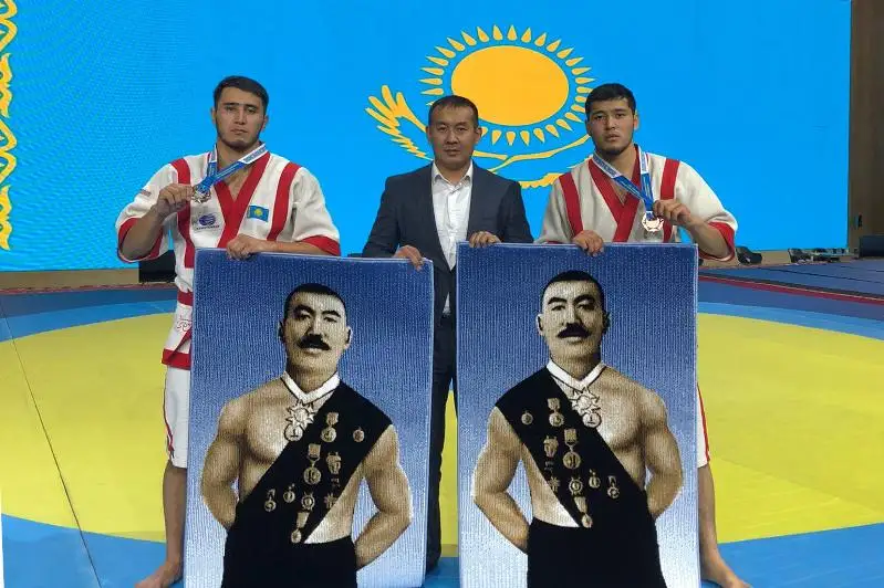 Акмолинцы стали призерами Международного турнира по қазақ күресі