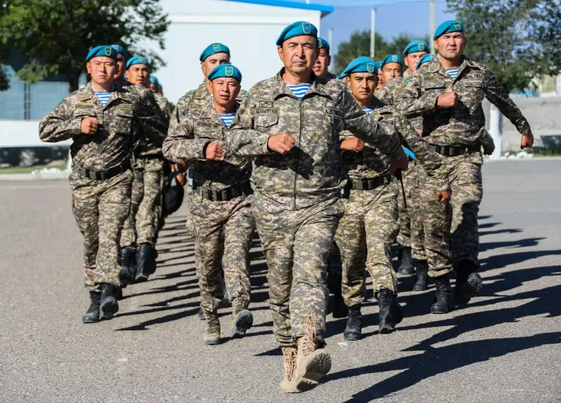 Казахстанские военнослужащие принимают участие в учении «Рубеж-2021»