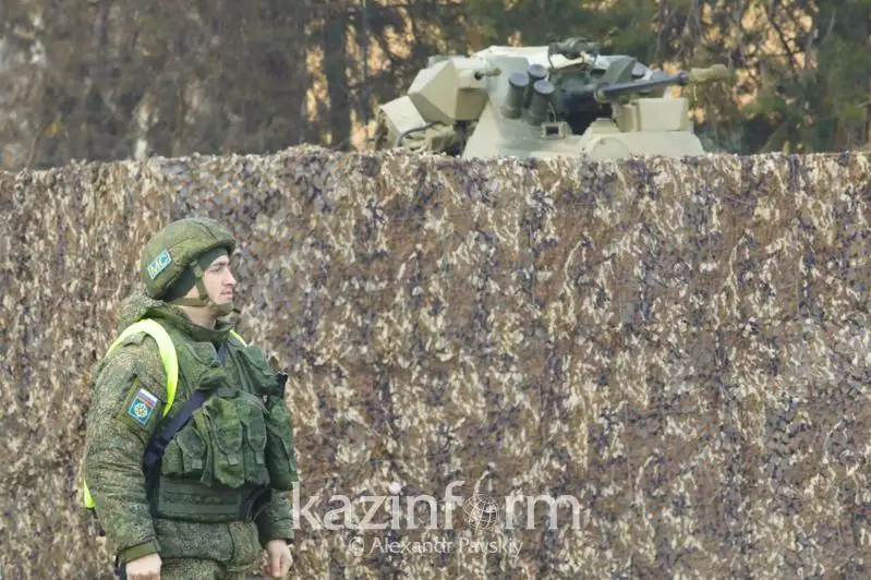 Хронологию действий военнослужащих ОДКБ в Казахстане привели в Минобороны