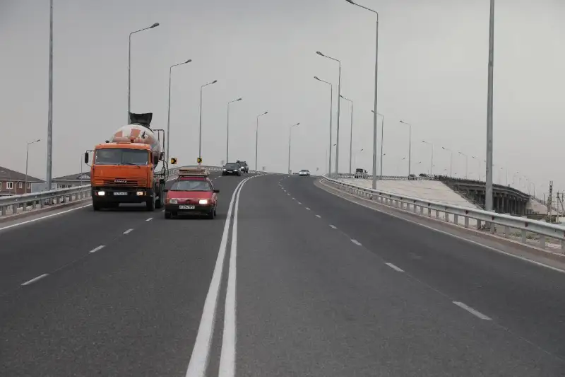 Трассу построили в обход Тараза к границе Кыргызстана с Жамбылской областью