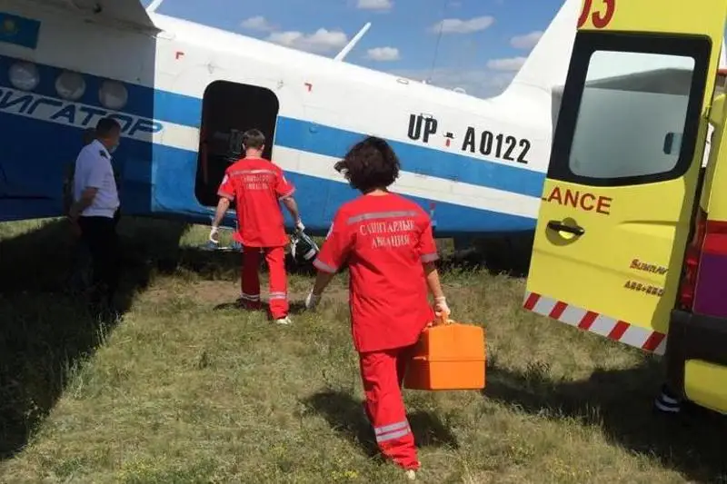 Пострадавших в ДТП в Иртышском районе доставят в Павлодар бортом медавиации