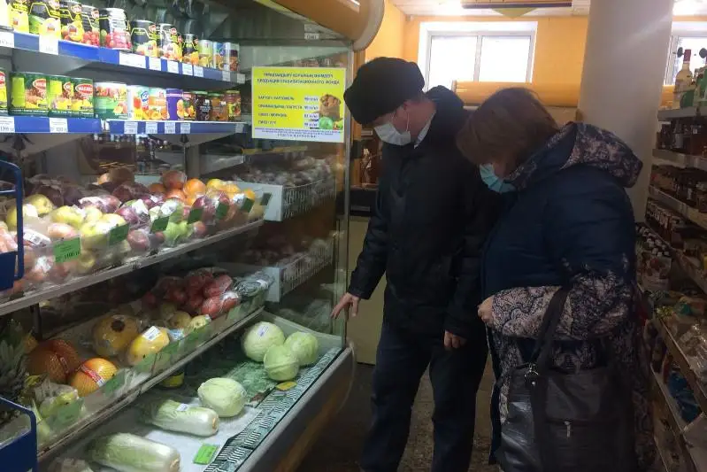 Óskemende apta saıyn azyq-túlik baǵasyna monıtorıng júrgizilýde