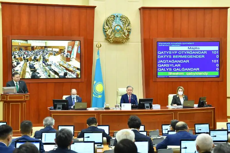 В Мажилисе подвели итоги работы за 2021 год