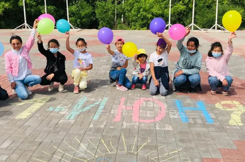 Как отмечают  День защиты детей в отдаленных селах Акмолинской области