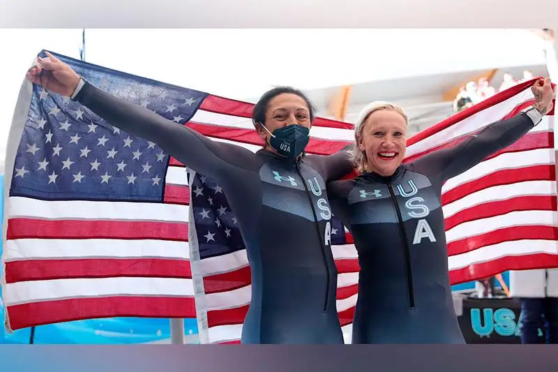 Пекин-2022: американка Кайли Хамфрис стала первой олимпийской чемпионкой в монобобе