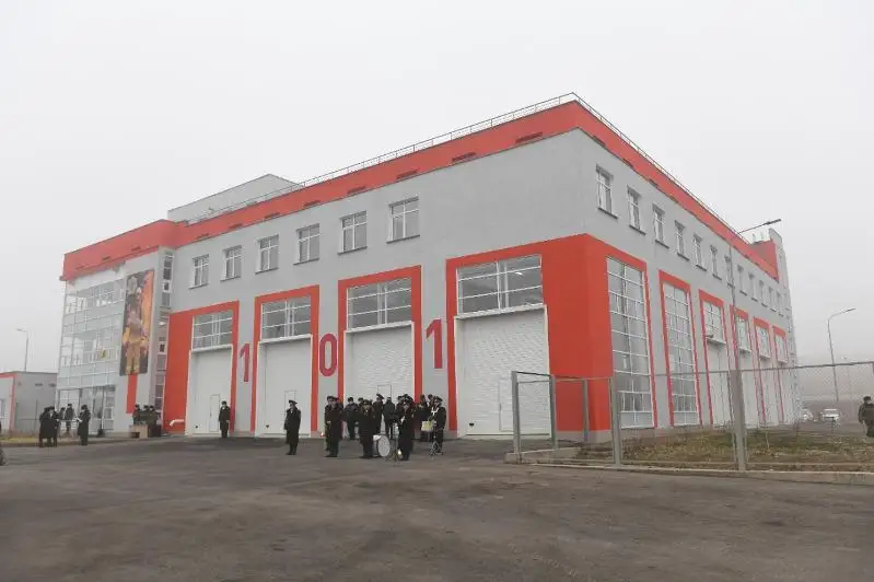 Новое пожарное депо открылось в Алматы к 30-летию Независимости РК
