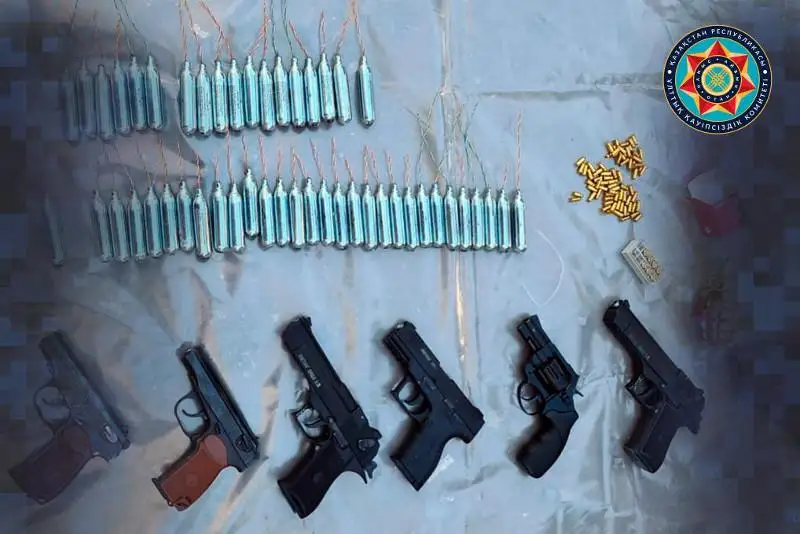 Подпольный цех по производству оружия и СВУ ликвидирован в Кокшетау