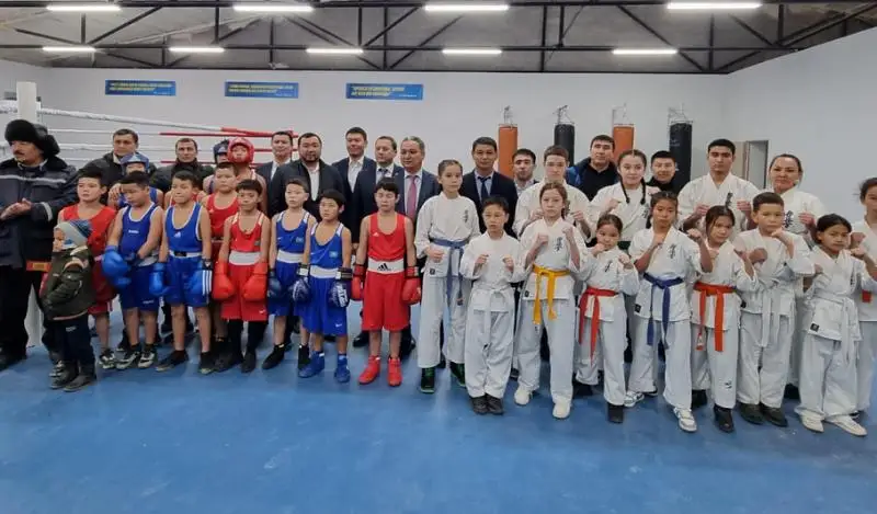 Первый спортивный комплекс открыли в селе Куланды Мангистауской области