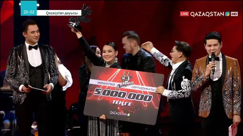 Стал известен победитель казахстанской версии шоу «TheVoice» - «Qazaqstan дауысы»