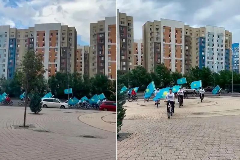Almatyda memlekettik rámizder kúnine oraı velosherý ótti