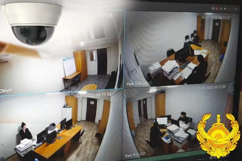 Система сплошного видеонаблюдения действует во всех подразделениях полиции СКО
