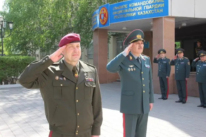 Военная делегация Беларуси посетила Казахстан