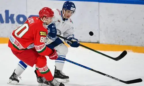 ХК «Барыс» сыграл вничью со сборной Беларуси в товарищеском матче