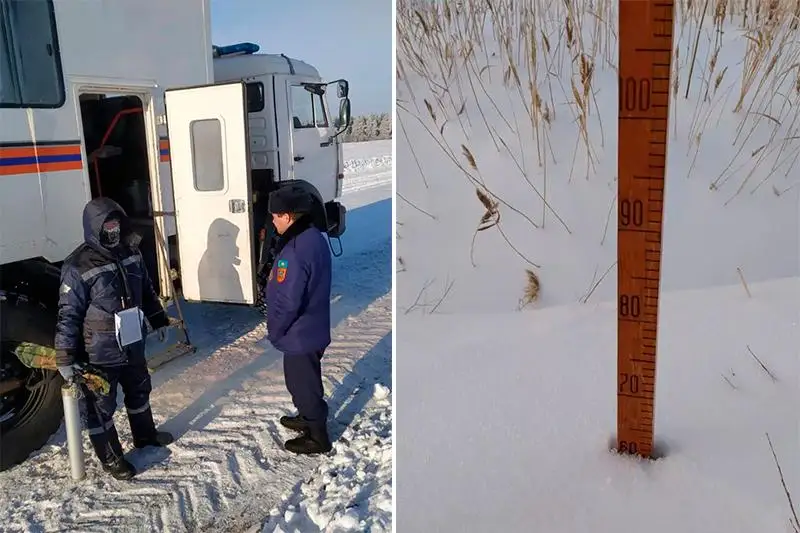 Водосборы бассейнов рек обследуют метеорологи СКО