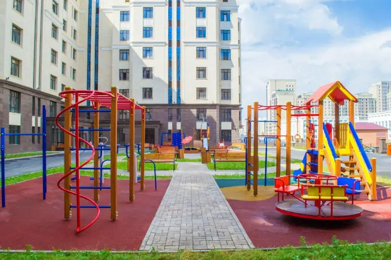 Впервые за годы Независимости появятся детские площадки в поселке Павлодарской области