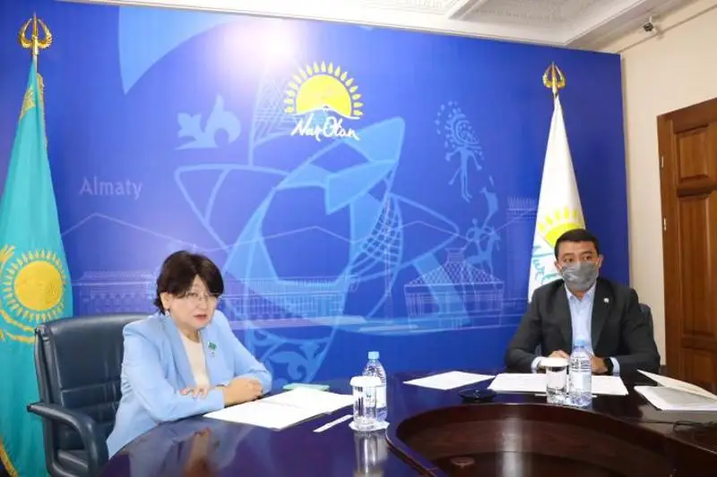 Какую работу провел за первое полугодие алматинский филиал Nur Otan