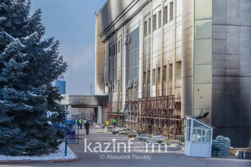 Как скоро восстановят пострадавшие от беспорядков здания Алматы