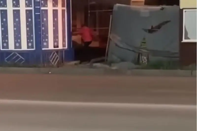 Женщина разгромила павильон на рынке в Петропавловске