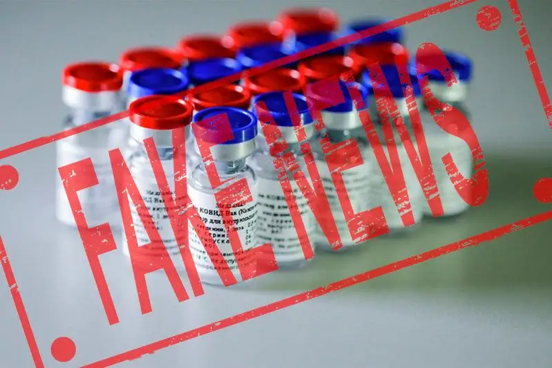 Jelide «Spýtnık-V» vaktsınasyn tirkeý merzimi aıaqtaldy degen jalǵan aqparat tarady